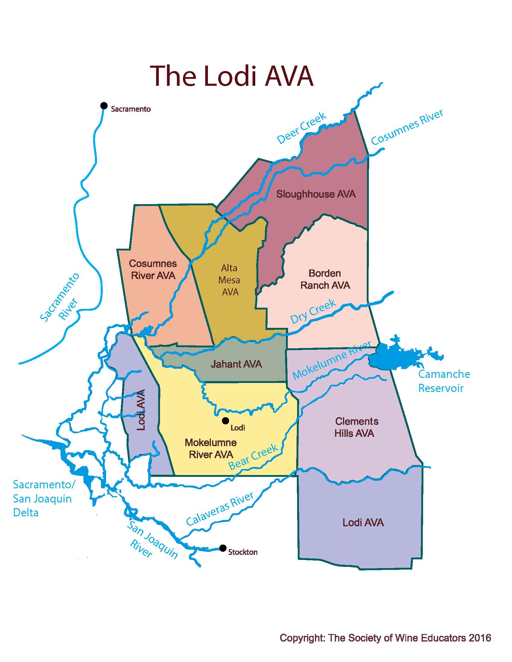 Lodi Ca Map | Smeka