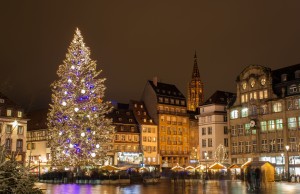 Christmas time at the Place Kléber in Strasbourg 