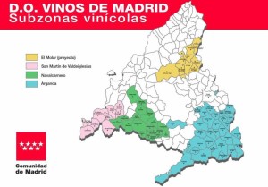 Map via www.vinosdemadrid.es