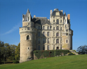 Photo of Château de Brissac by Manfred Heyde via Wikimedia Commons 