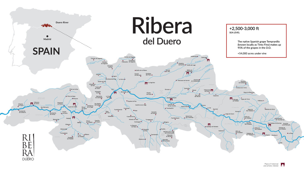 Map via: riberadelduero.es