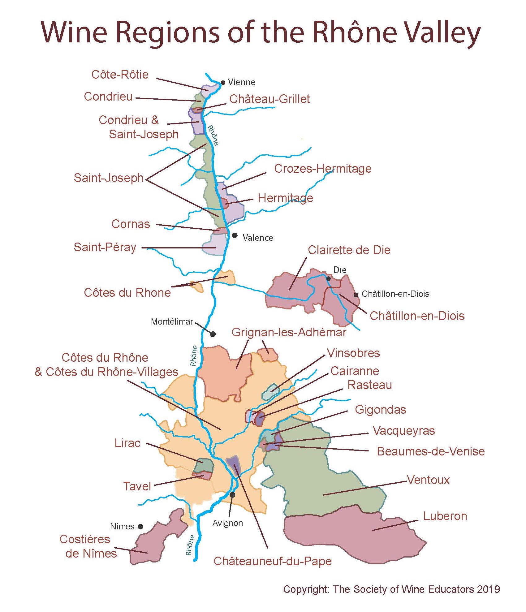 SWE Map 2021—Rhône Valley – Wine, Wit, and Wisdom