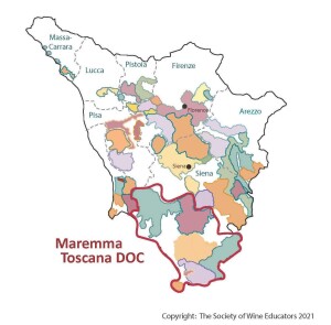 Maremma Toscana Map