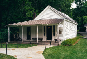 Original office building on the grounds of the Jack Daniel's Distillery (Lynchburg, Tennessee) 