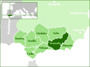 Map via: http://www.dopvinosdegranada.es