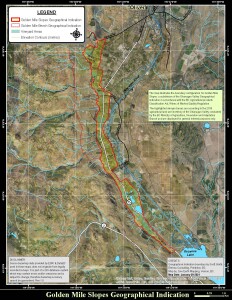 Map of the Golden Mile Slopes AVA via: BCVQA.ca