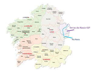 Map of the Terras do Navia map (within Galicia)